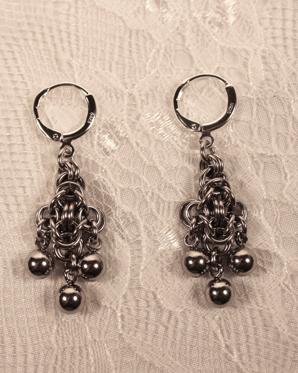 Arasne - Chainmail Earrings