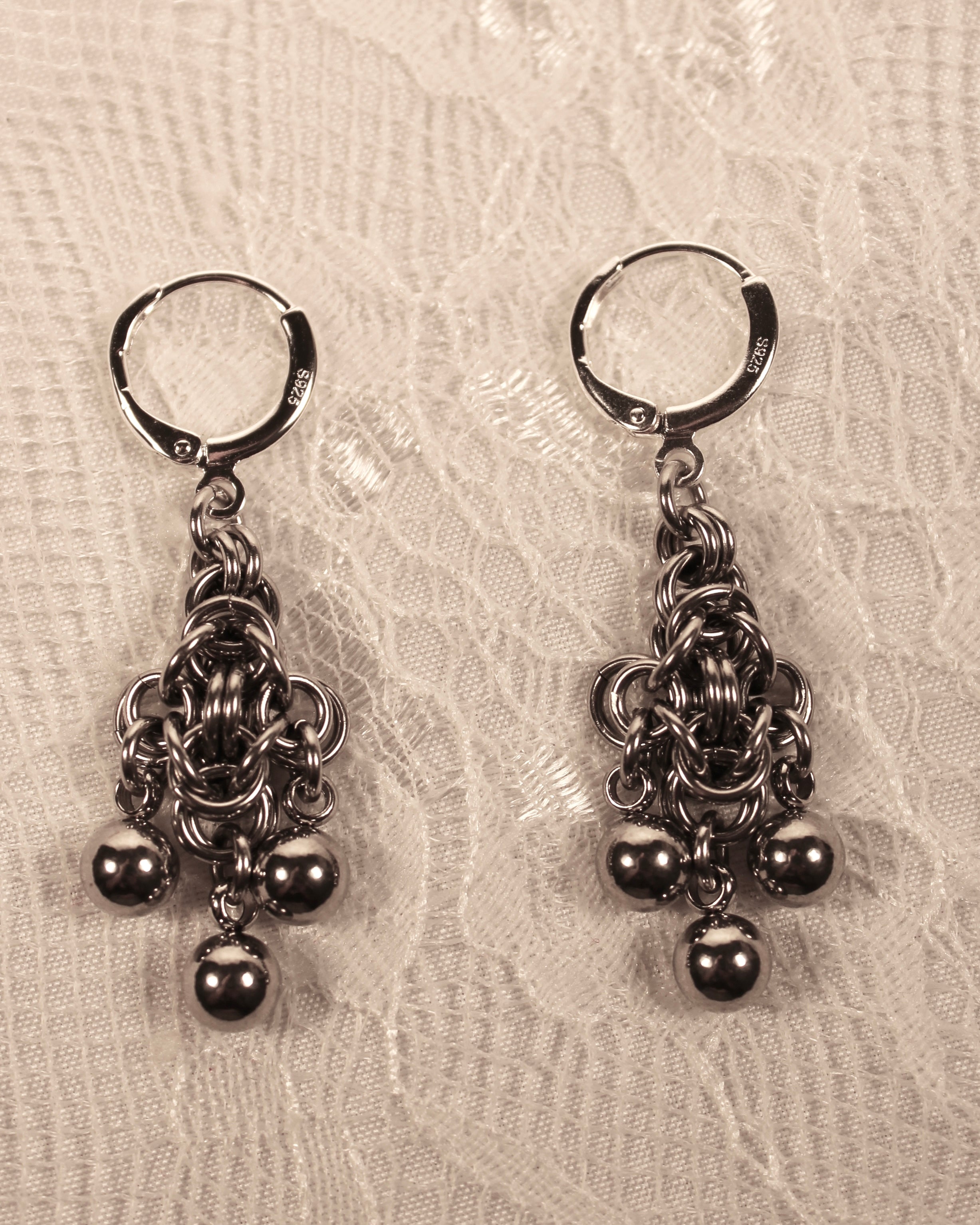 Arasne - Chainmail Earrings