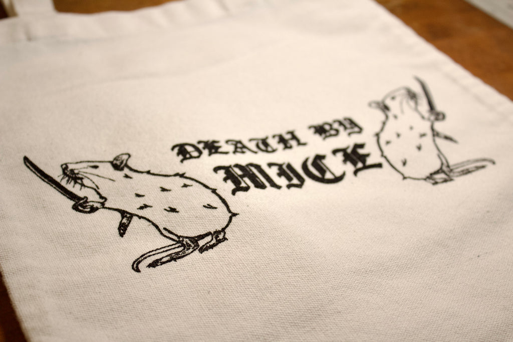 Death by Mice Tote Bag