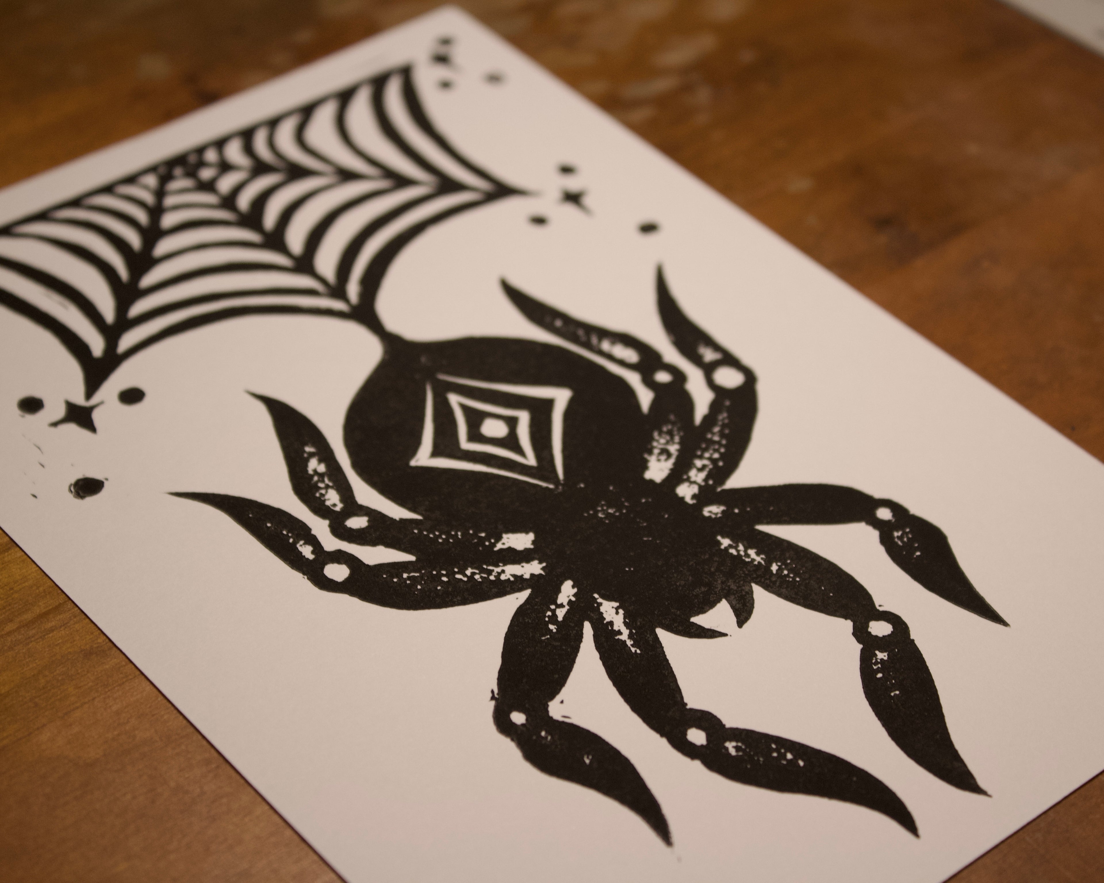 Spooky Spider Print