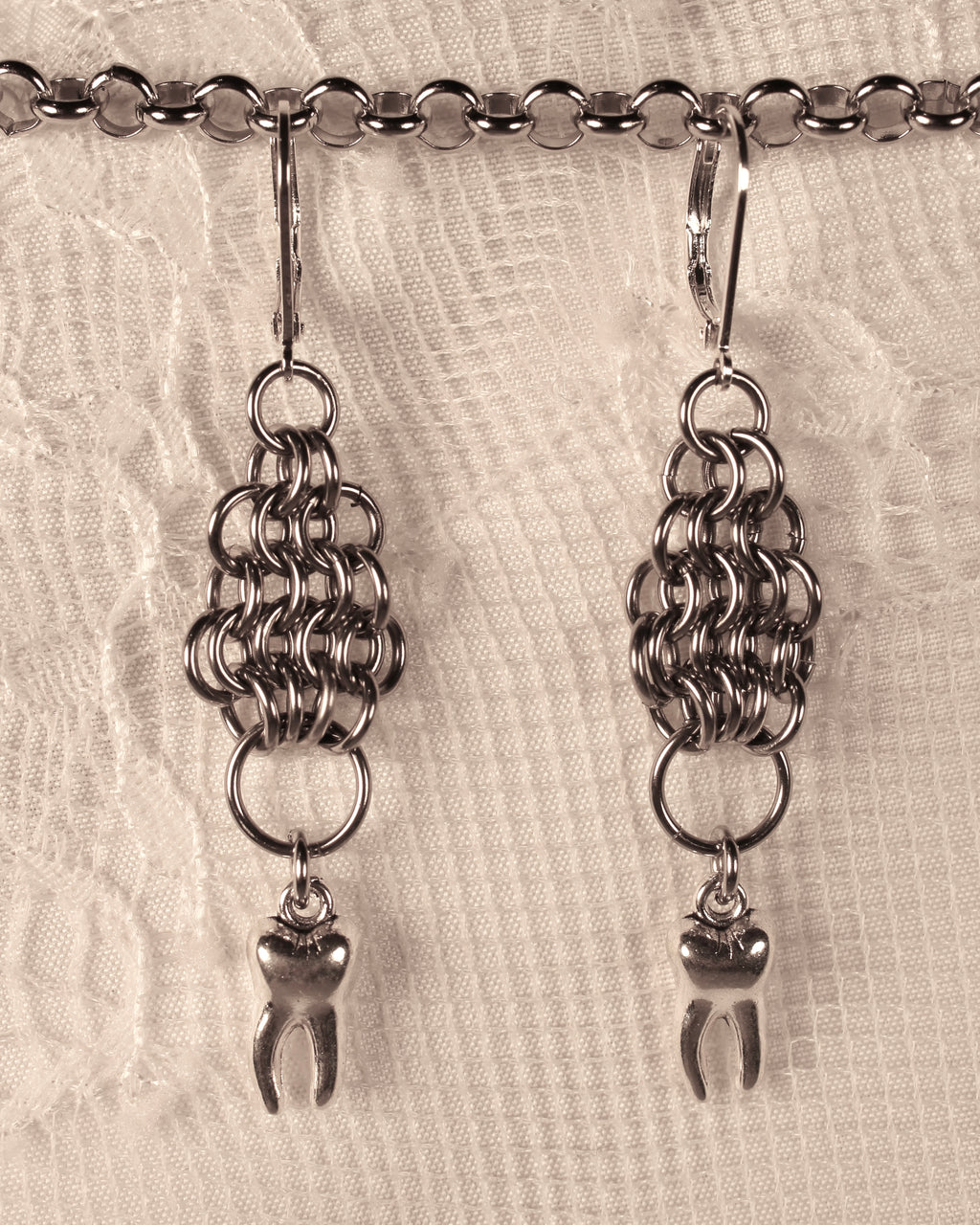 Ciliren - Chainmail Earrings