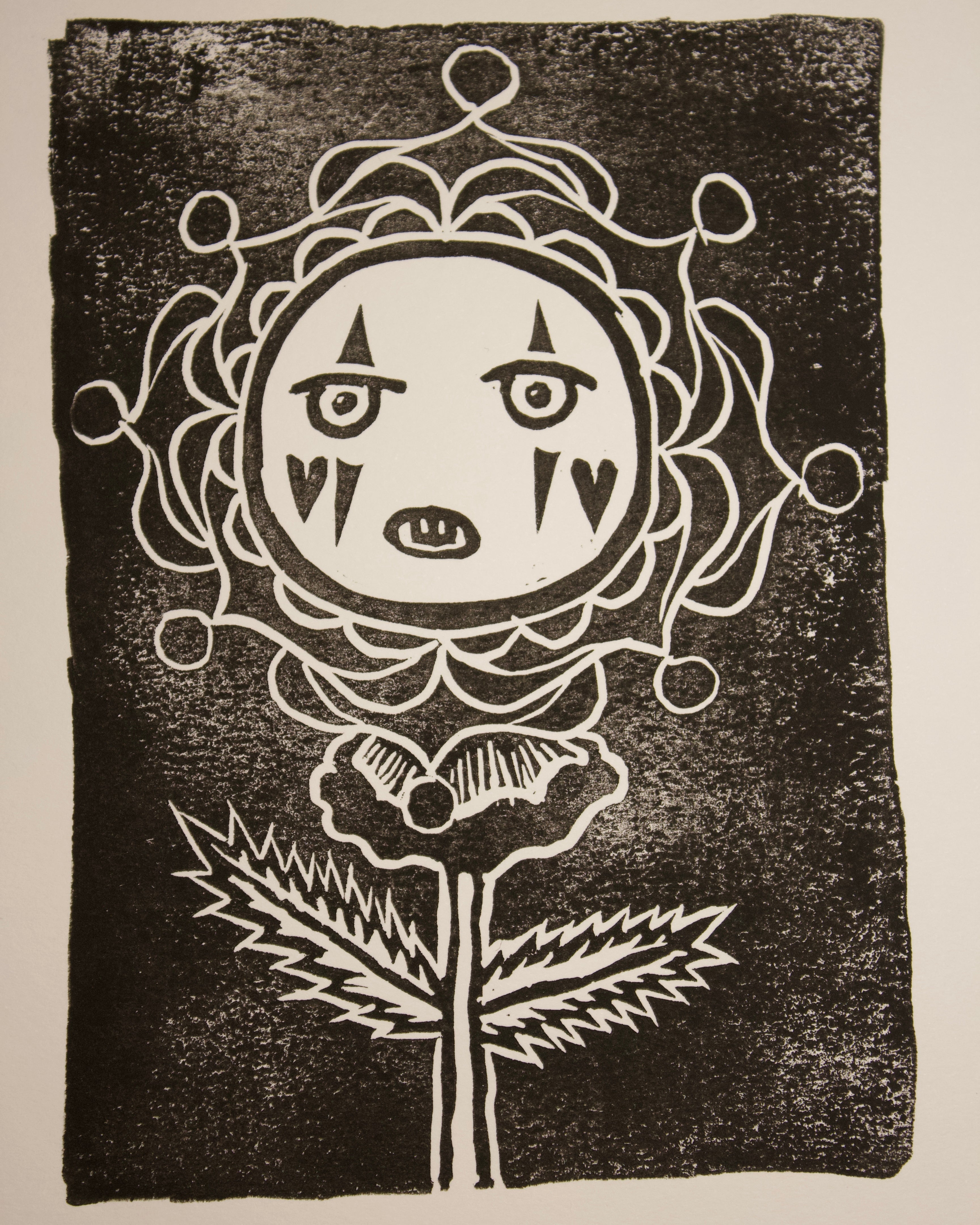 ANGRY Print (Flower Clown Series)