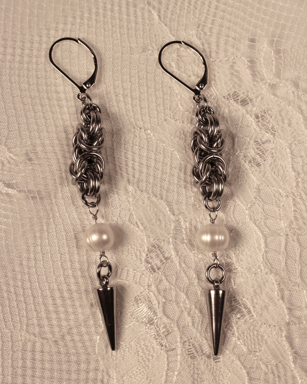 Imizael - Chainmail Earrings