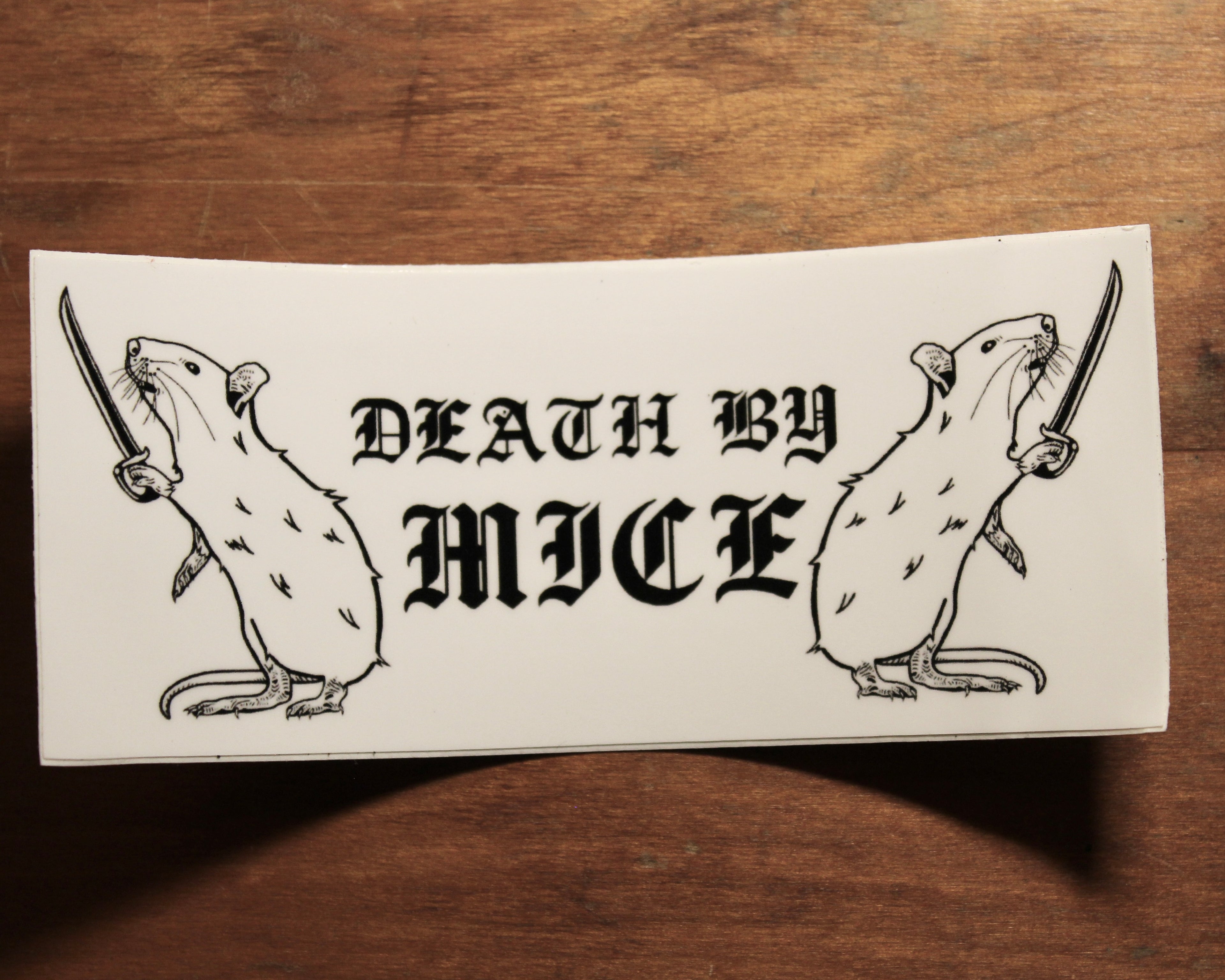 Death by Mice Sticker
