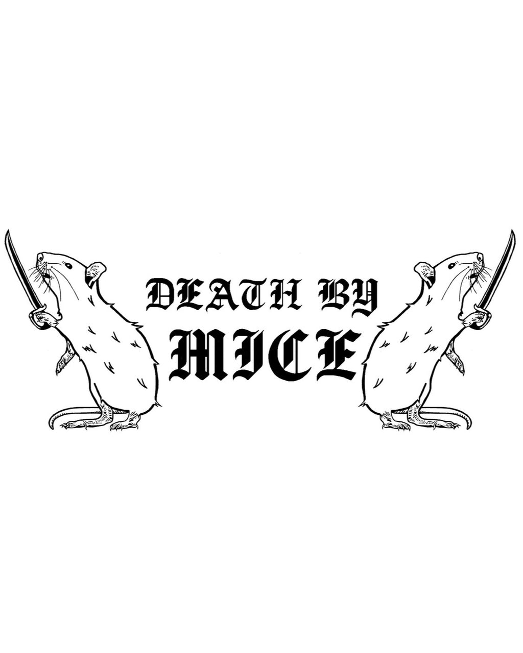 Death by Mice Sticker