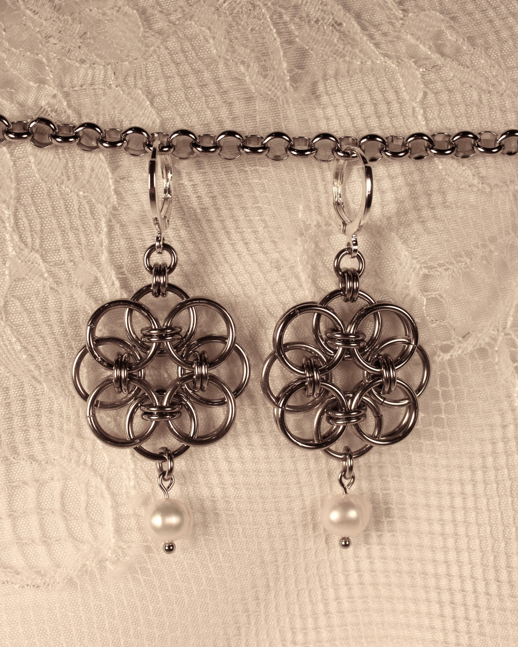 Ayda - Chainmail Earrings