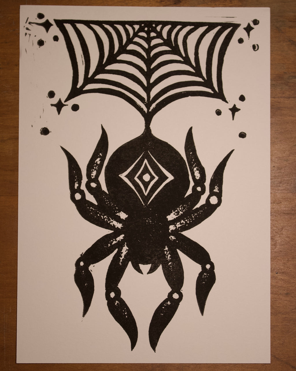 Spooky Spider Print