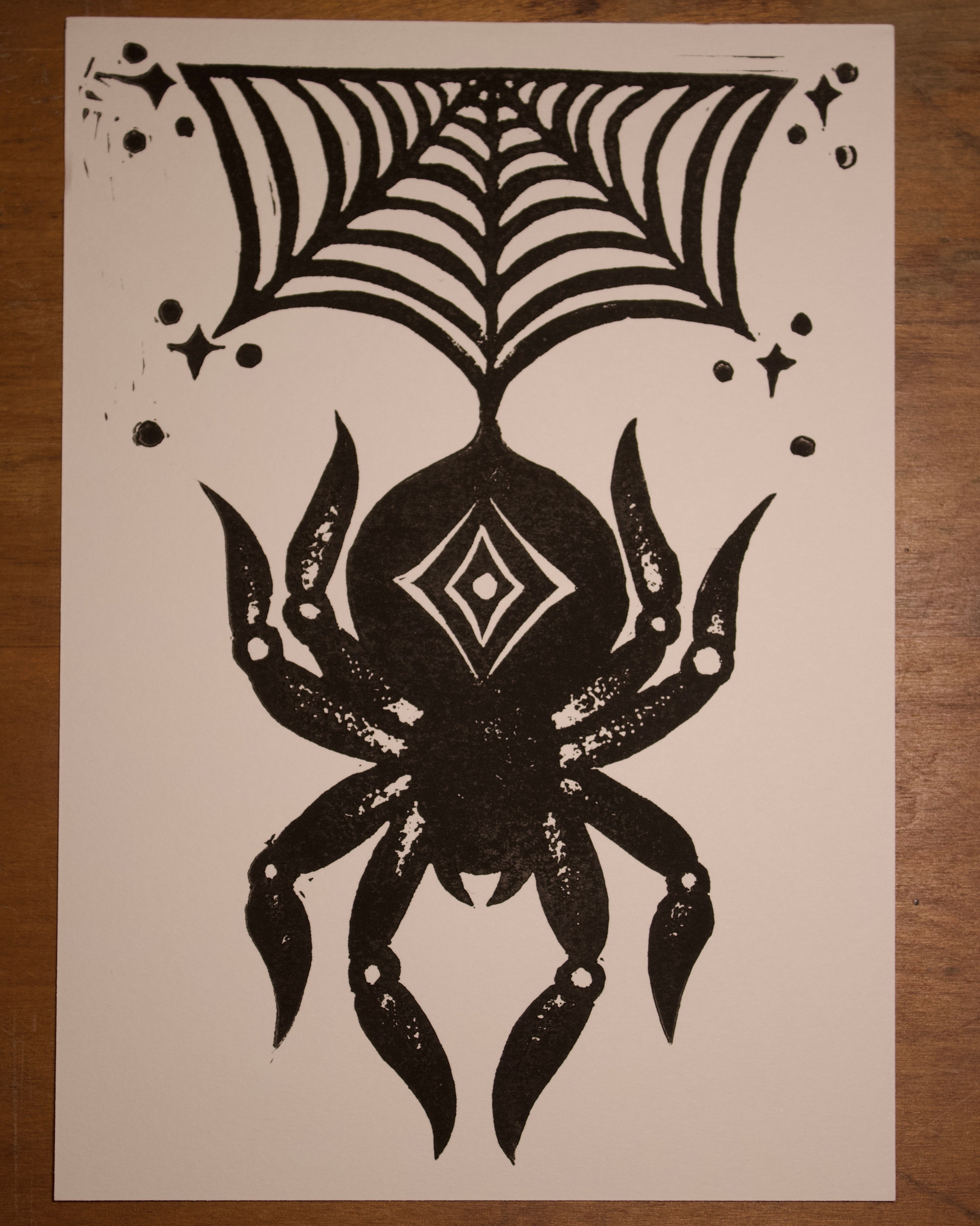 Spooky Spider Print