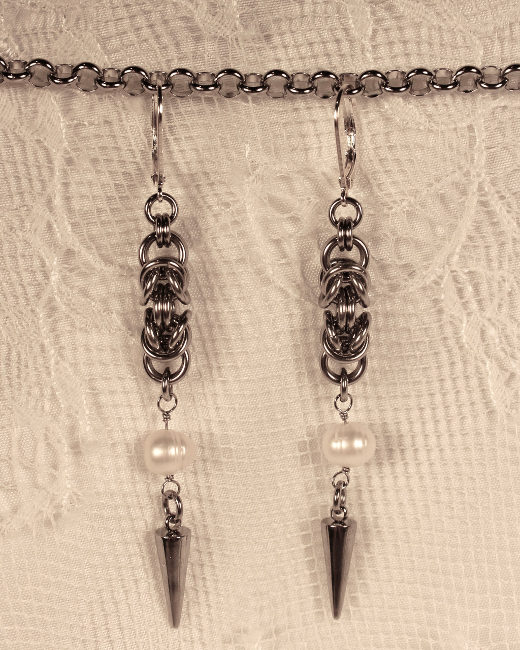 Imizael - Chainmail Earrings