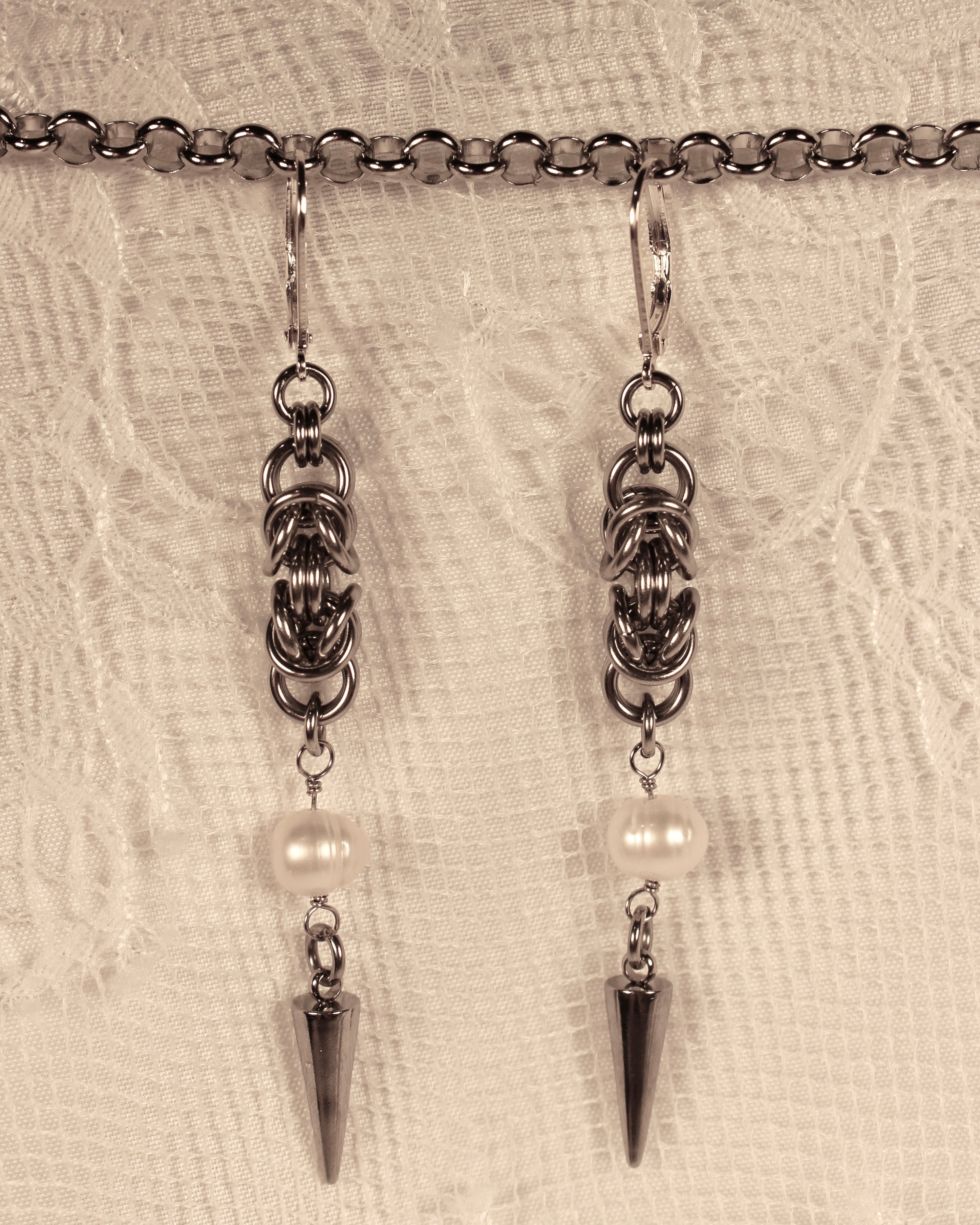 Imizael - Chainmail Earrings