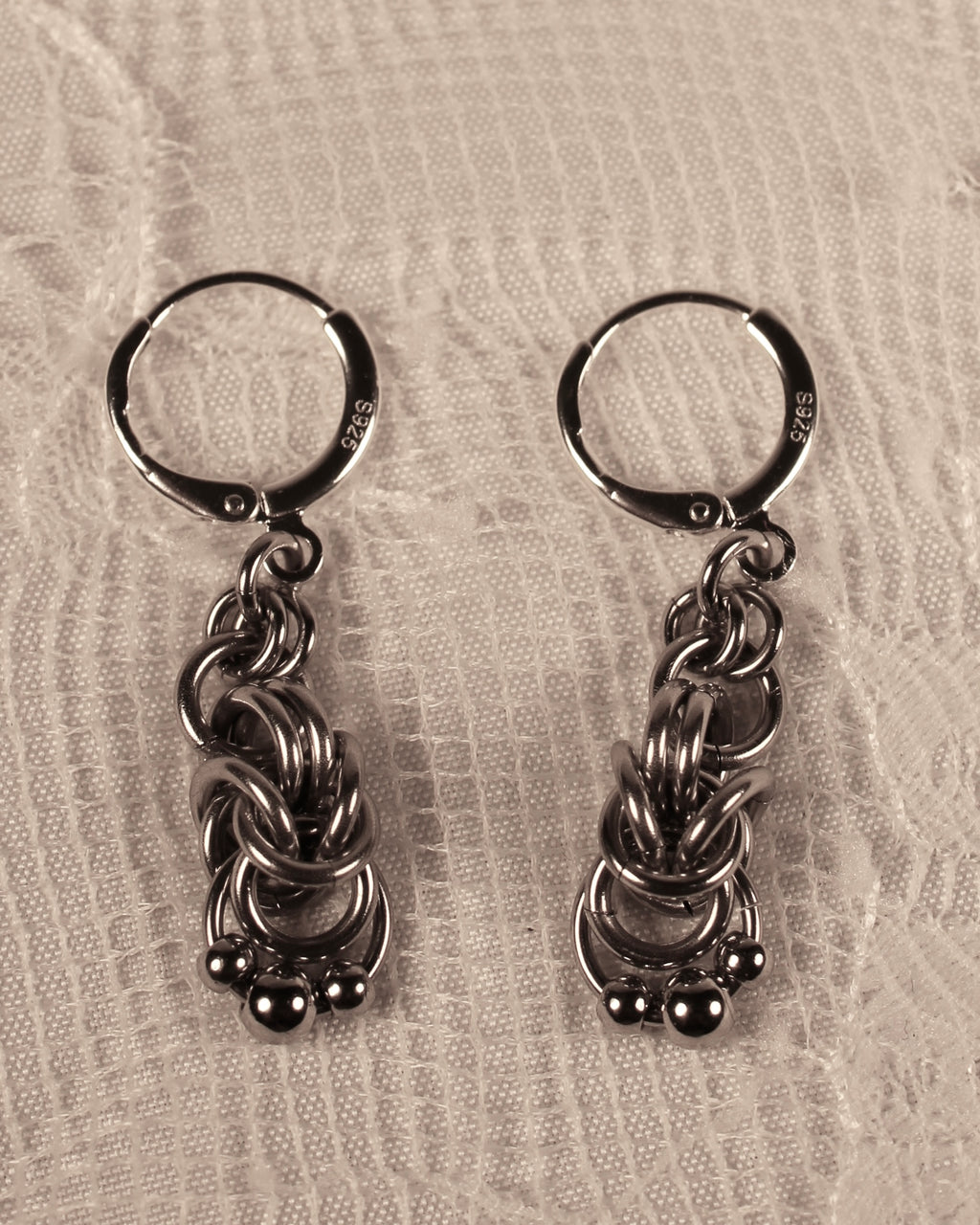 Alenia - Chainmail Earrings