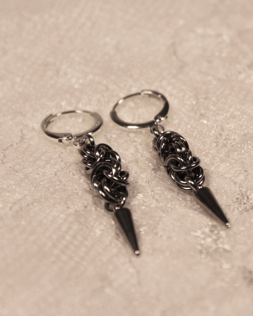Ashera - Chainmail Earrings
