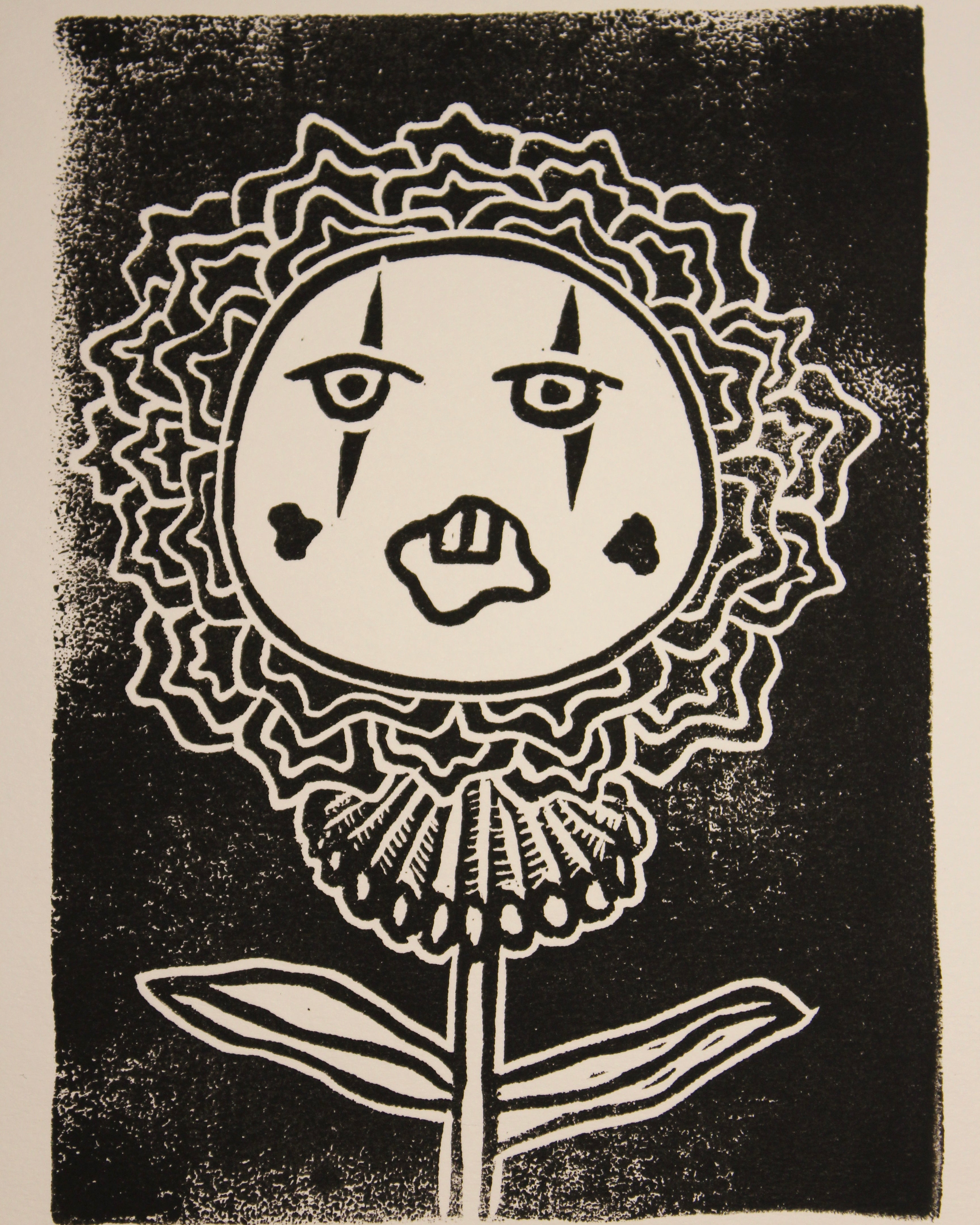 CONFUSED Print (Flower Clown Series)