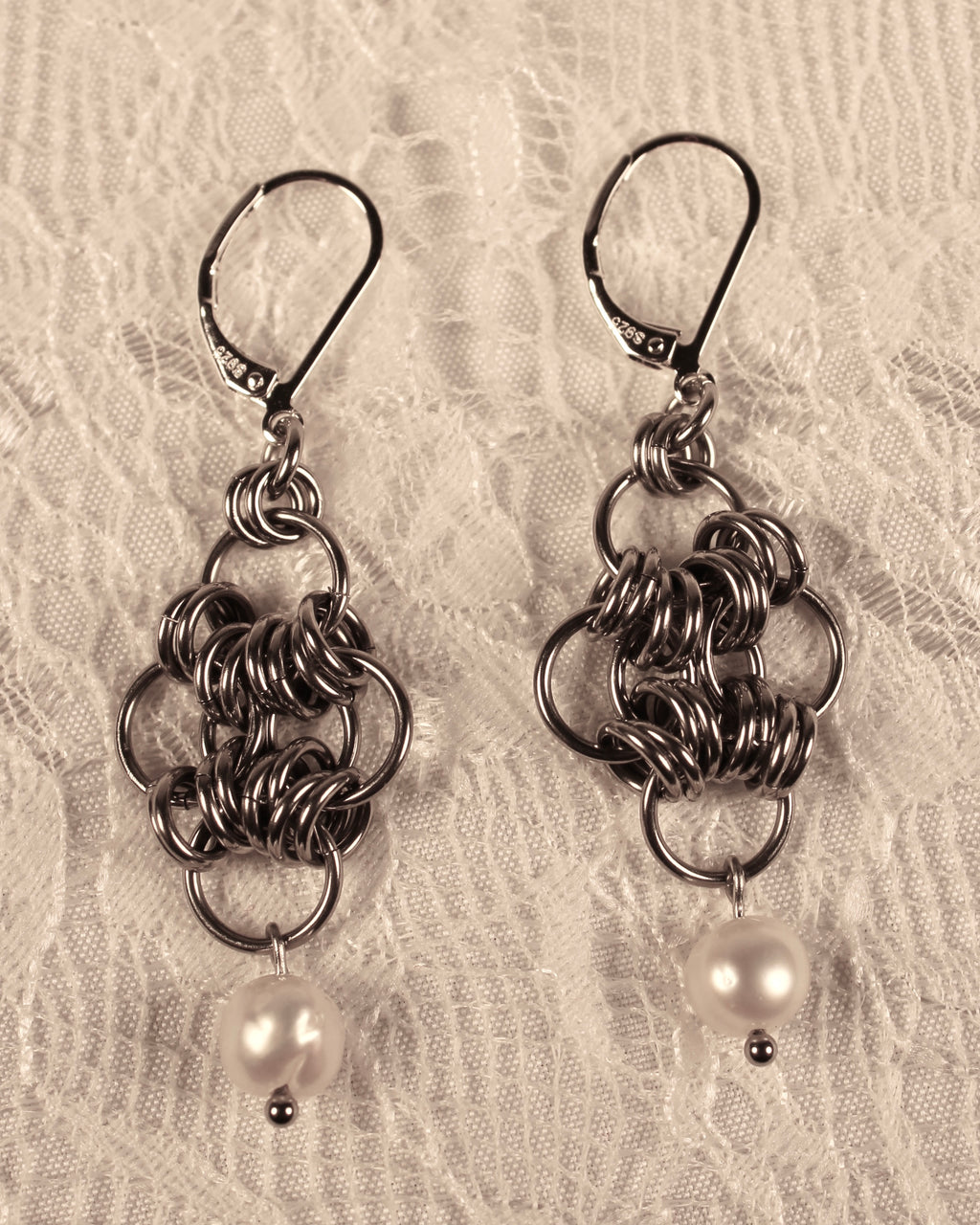 Verrona - Chainmail Earrings