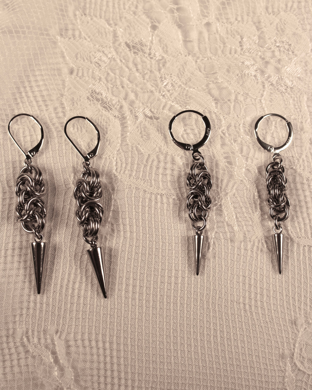 Ashera - Chainmail Earrings