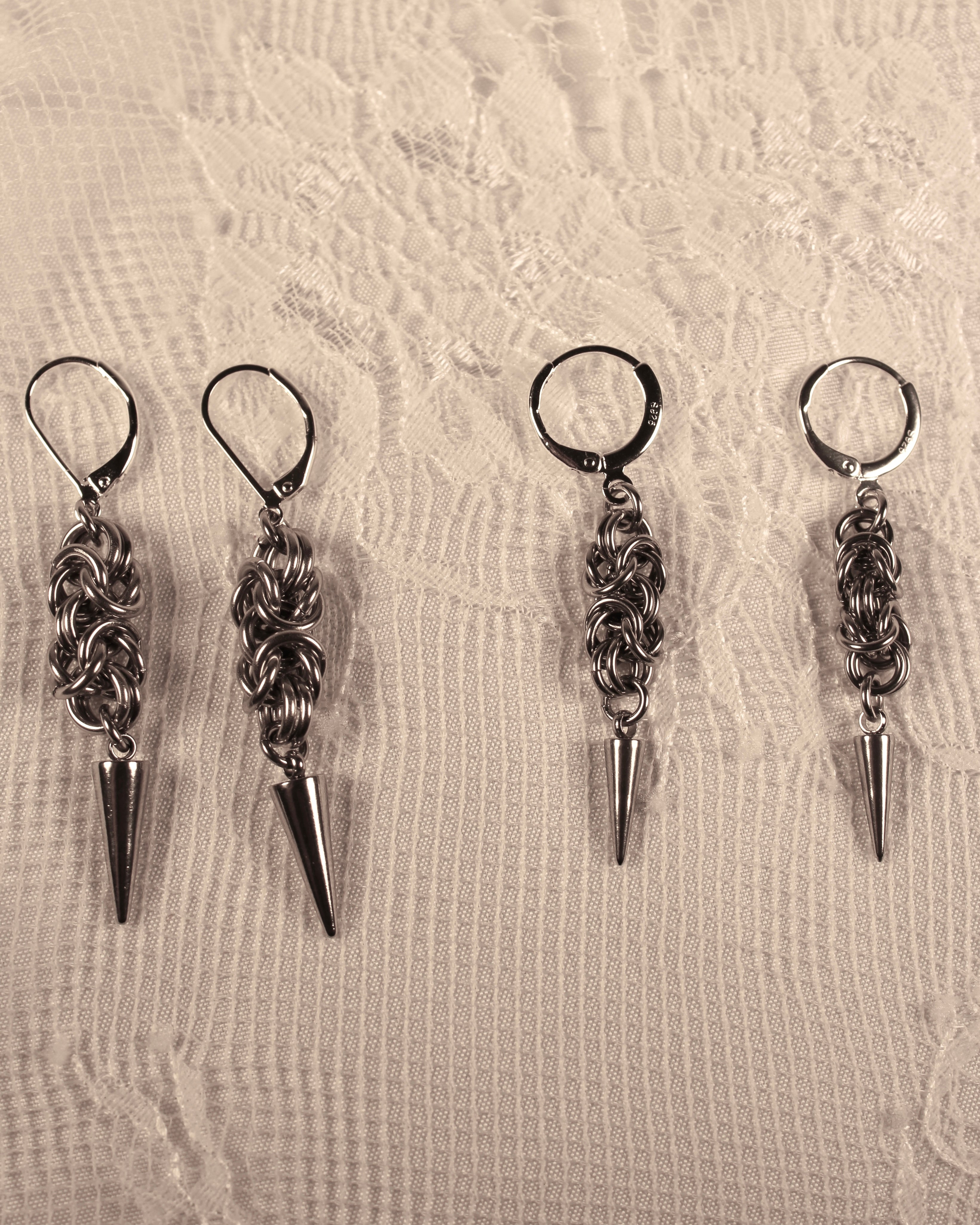 Ashera - Chainmail Earrings