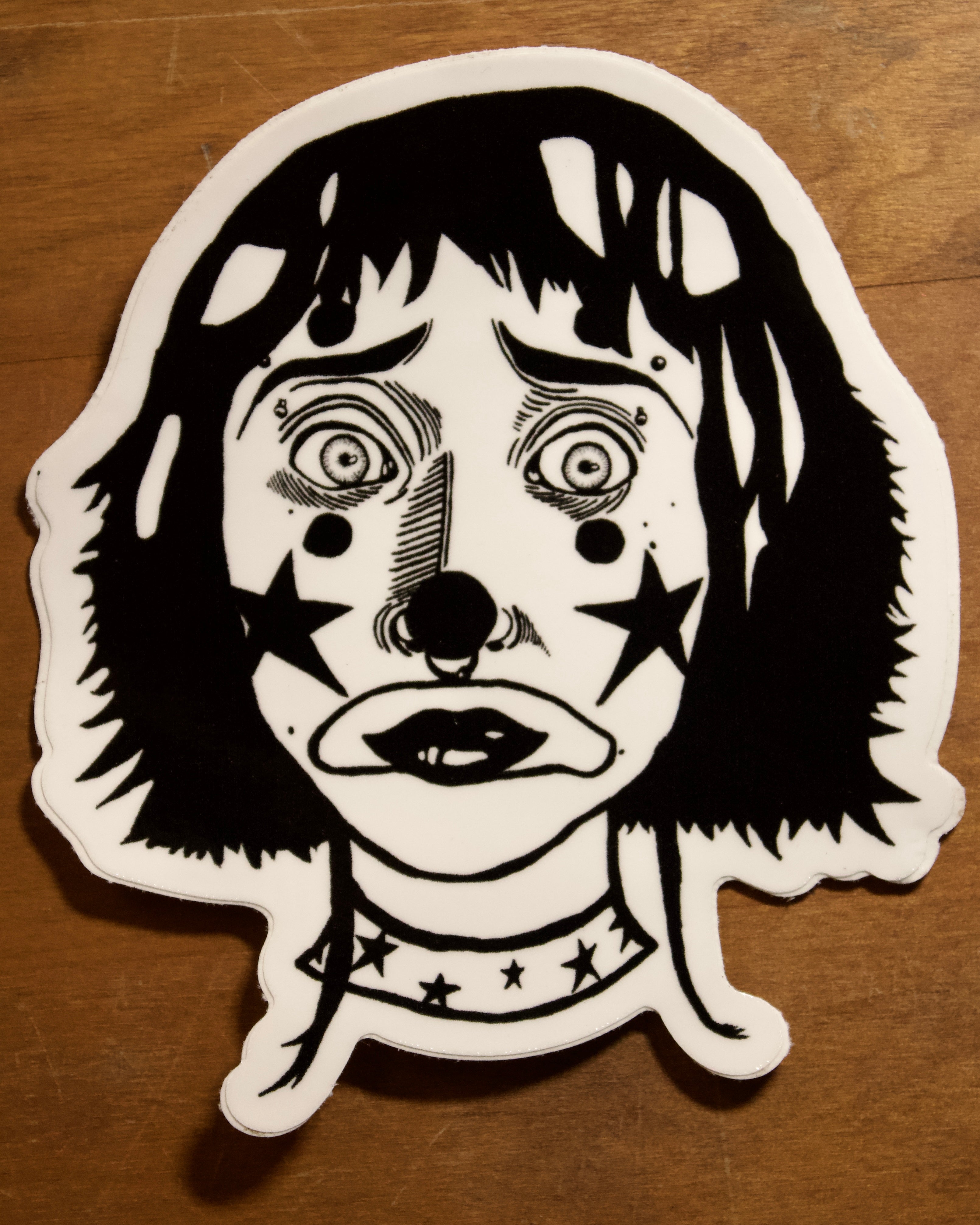 Clown Girl Sticker