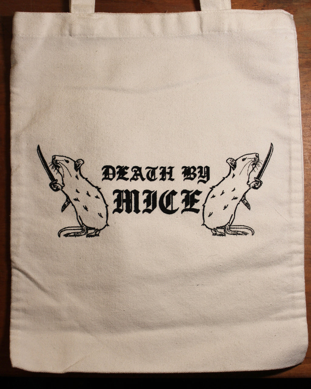 Death by Mice Tote Bag