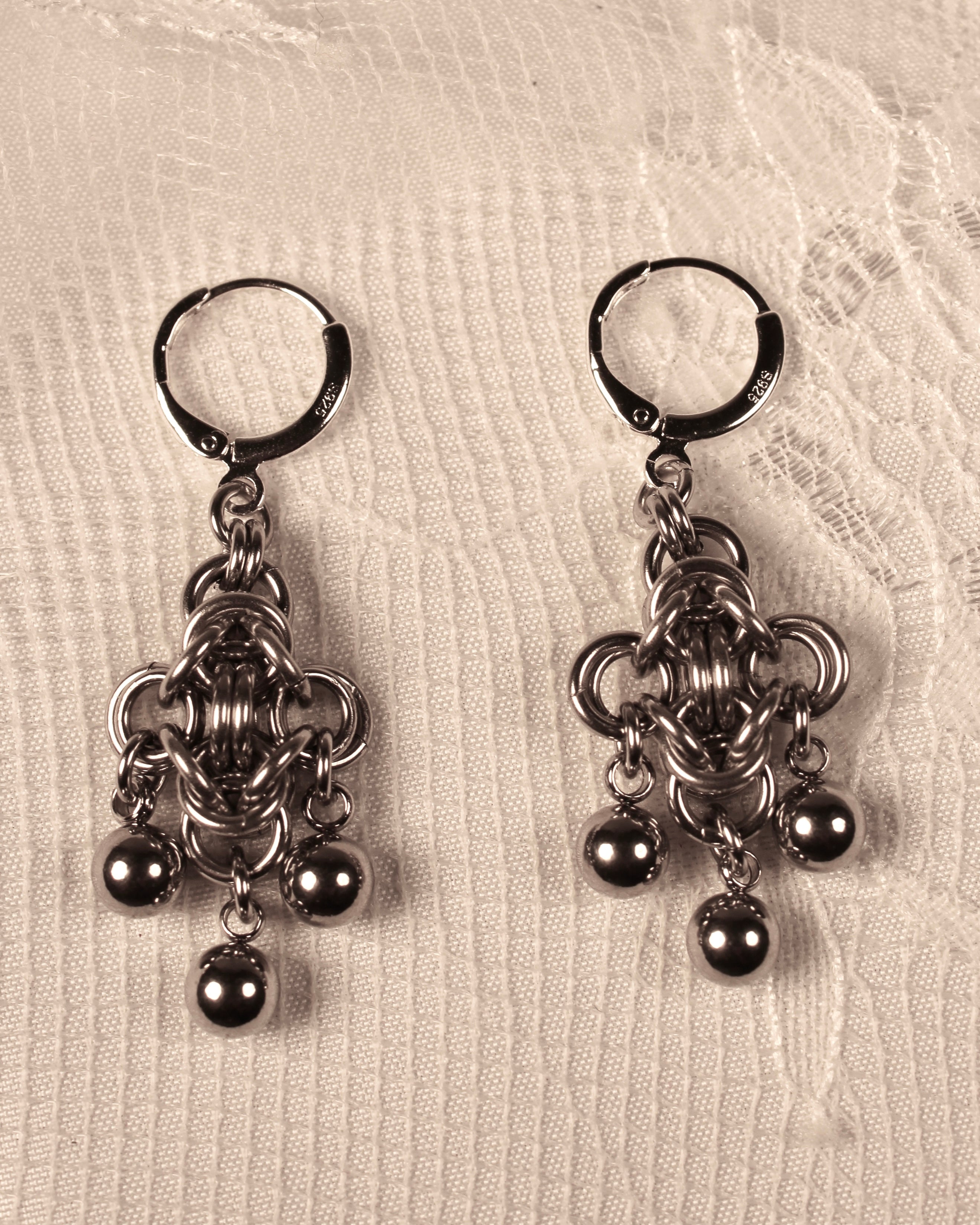 Arasne - Chainmail Earrings