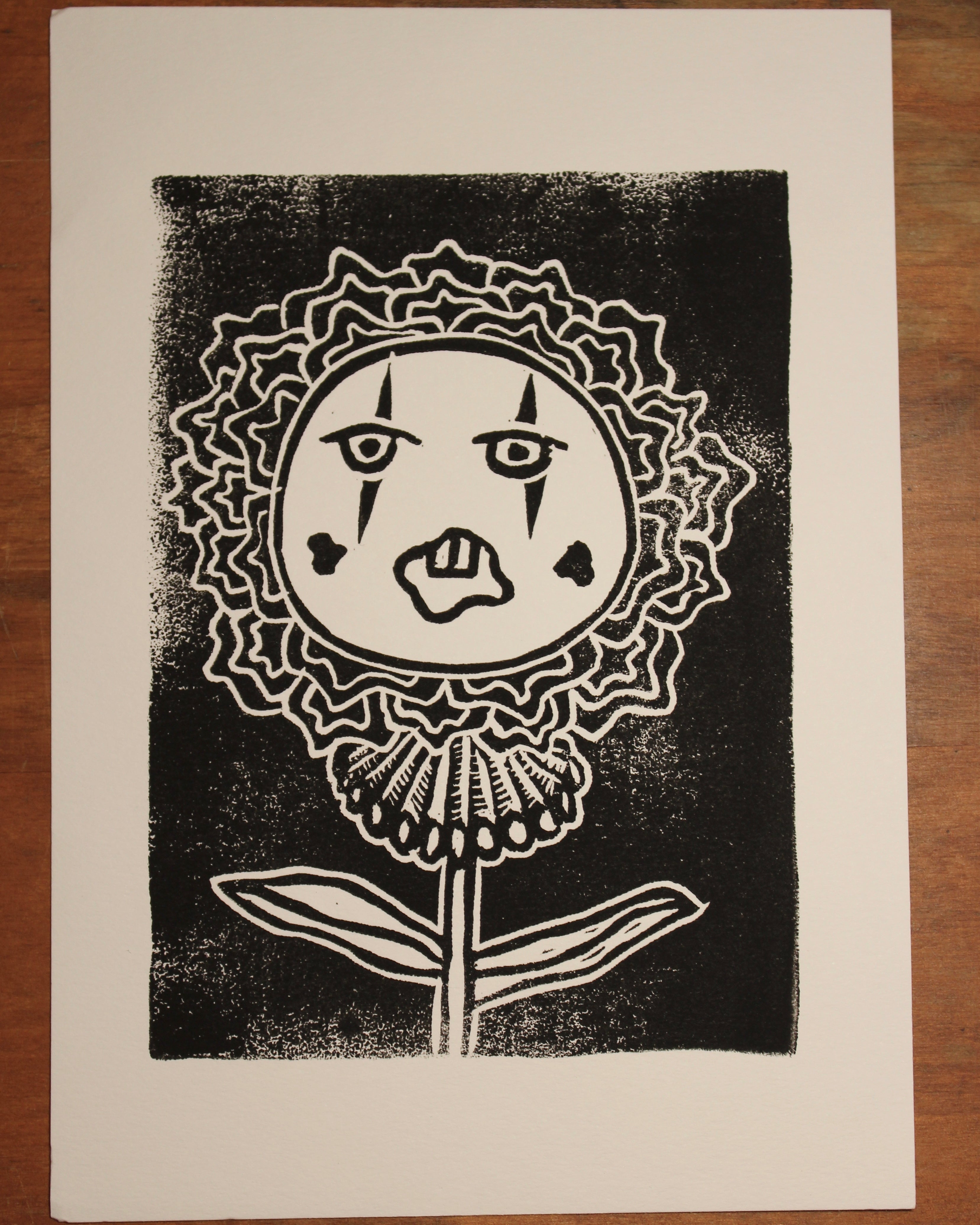 CONFUSED Print (Flower Clown Series)